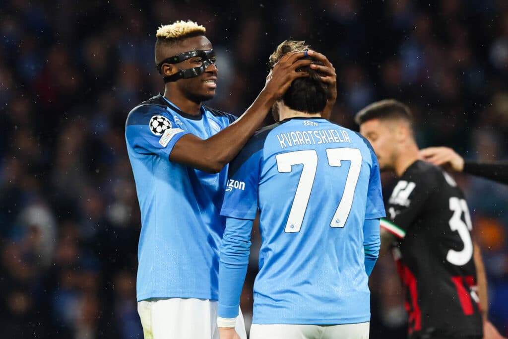 Victor Osimhen and Khvicha Kvaratskhelia