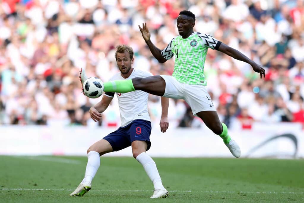 Kenneth Omeruo for the Nigeria Super Eagles