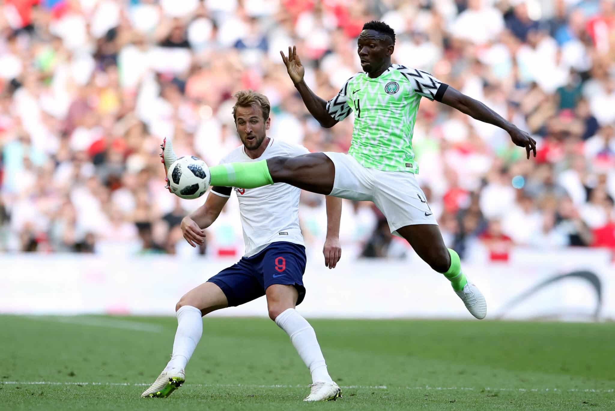 Kenneth Omeruo for the Nigeria Super Eagles