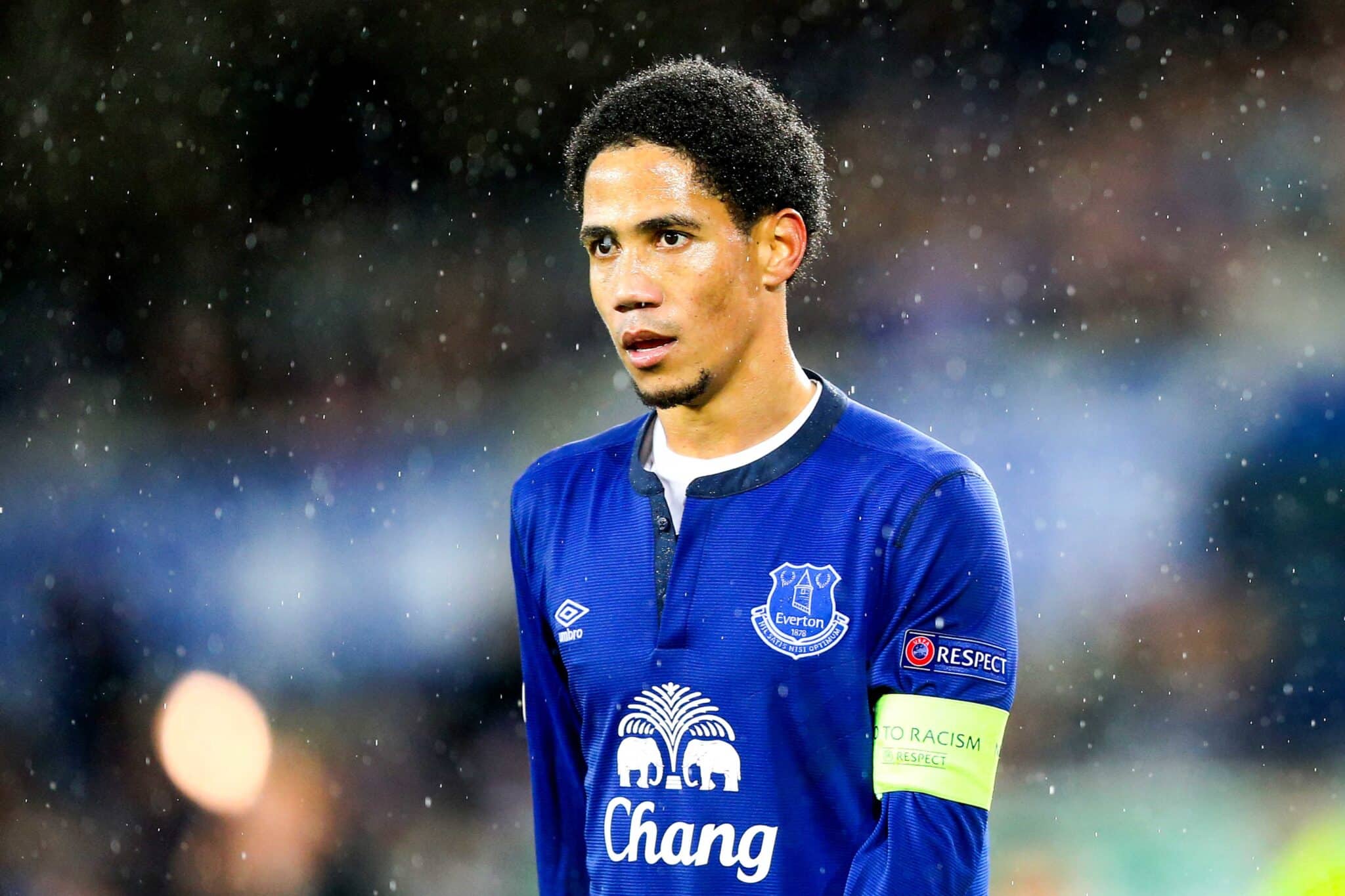 Steven Pienaar in action for Everton