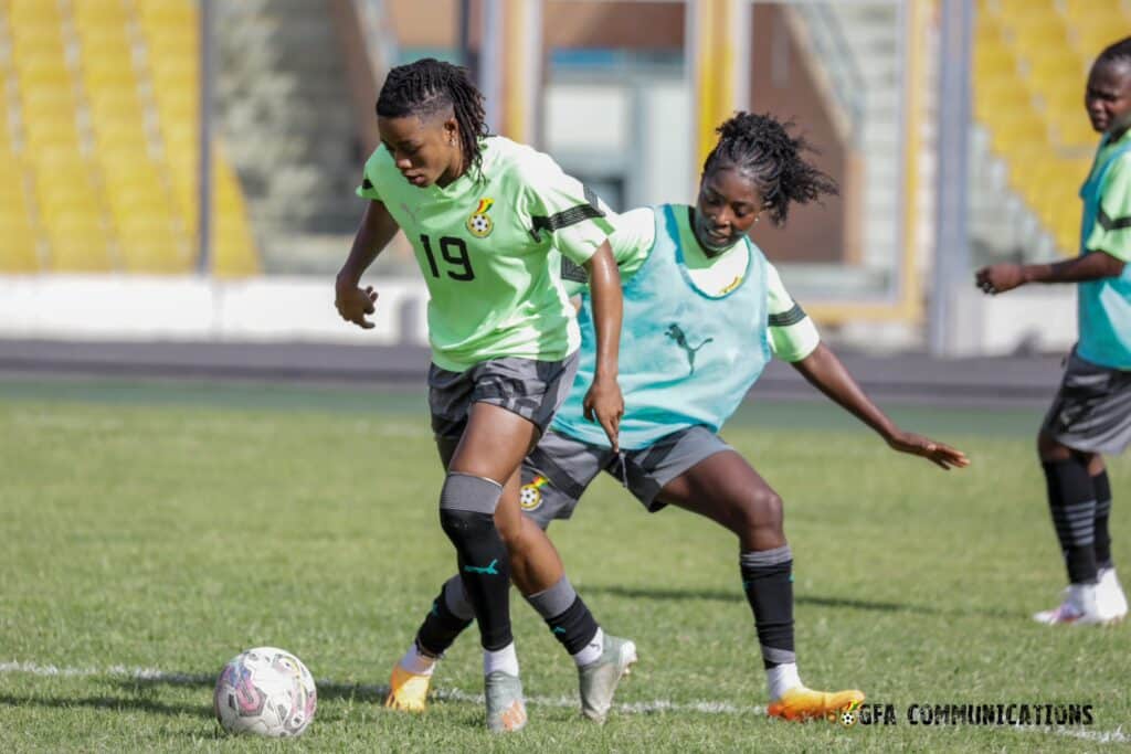 Watch Black Queens vs Rwanda live - 2023 WAFCON Qualifiers 1 Black Queens training ahead of Rwanda battle
