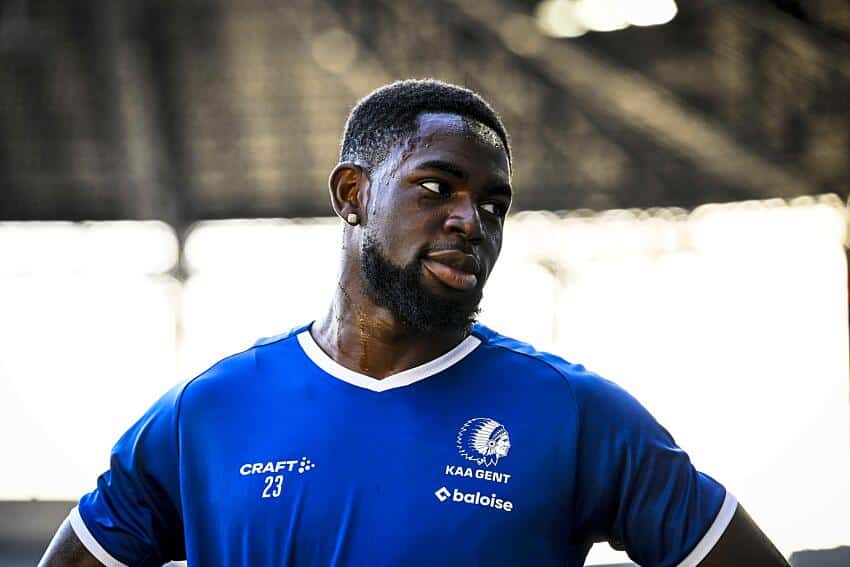 Jordan Torunarigha in action for Gent