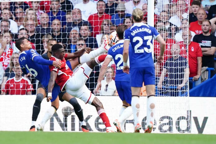 Taiwo Awoniyi&rsquo;s Nottingham Forest stun Chelsea at Stamford Bridge