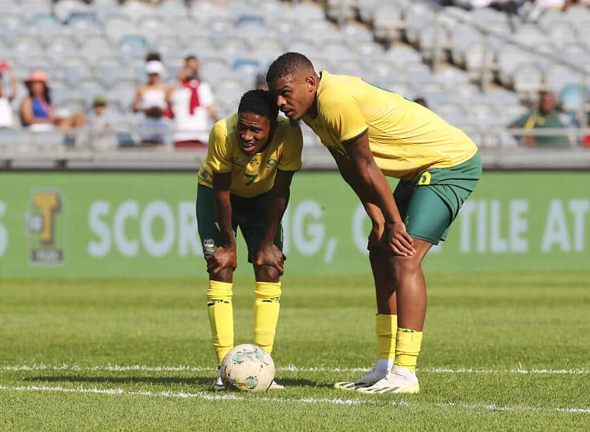 Bafana Bafana players, Foster and Saleng