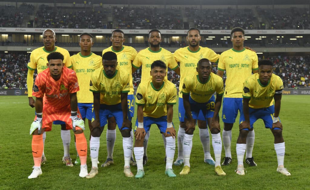 Pirates vs Sundowns: Mamelodi soar 1-0 over Orlando in PSL clash 3 Mamelodi Sundowns Team Picture during the DStv Premiership 2023/24 match between Orlando Pirates and Mamelodi Sundowns