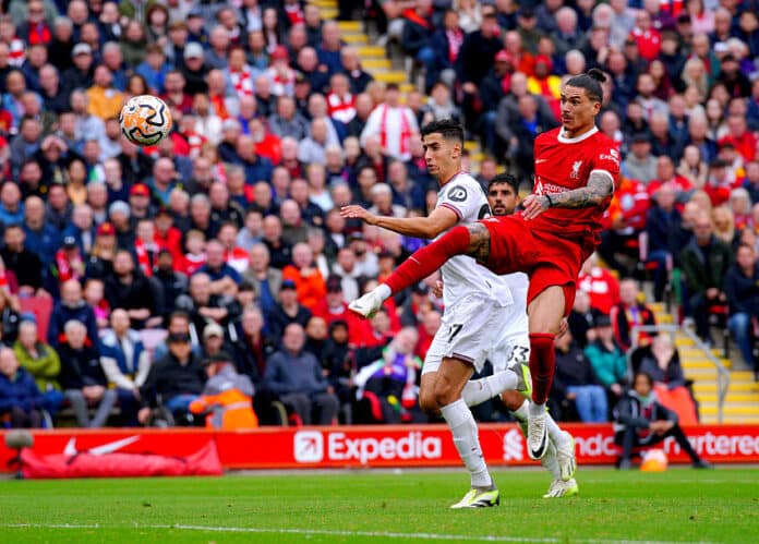 Liverpool hammer West Ham to go second on the table