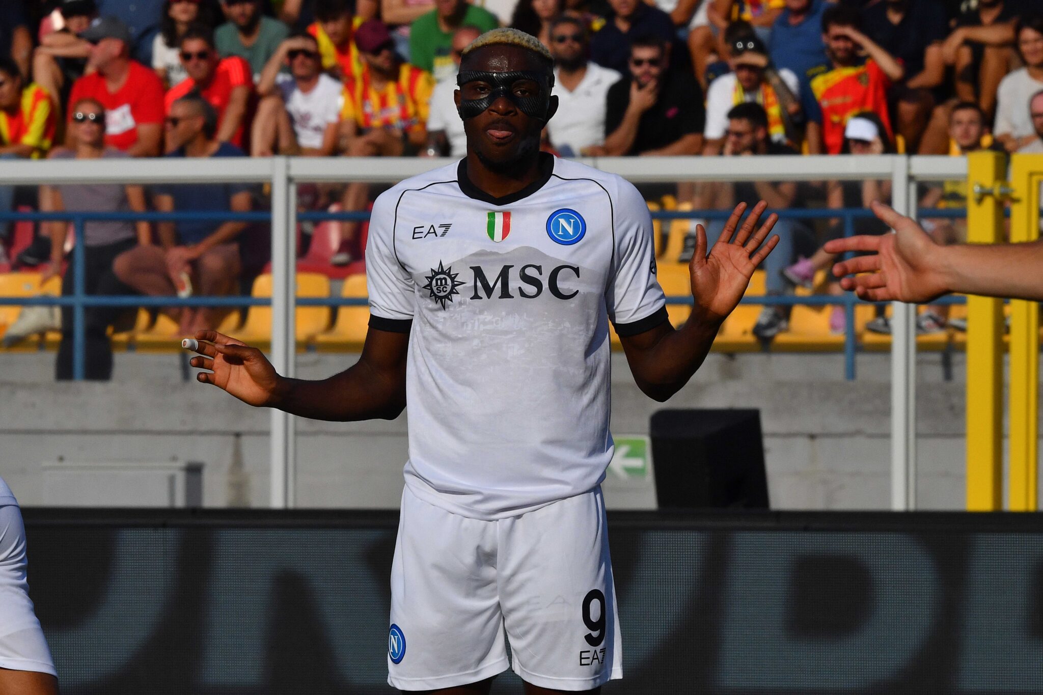 Victor Osimhen in action