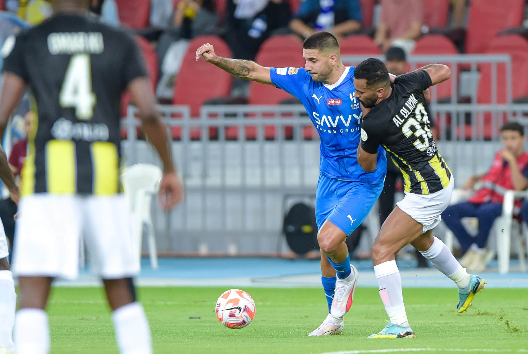 Saudi Pro League action Aleksandr Mitrovic