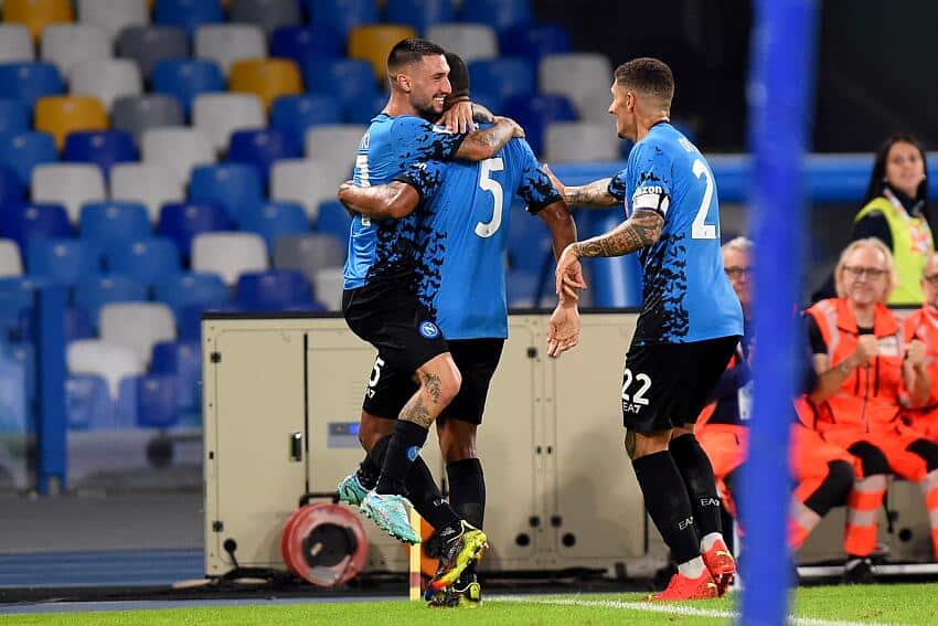 Bologna vs Napoli Serie A match