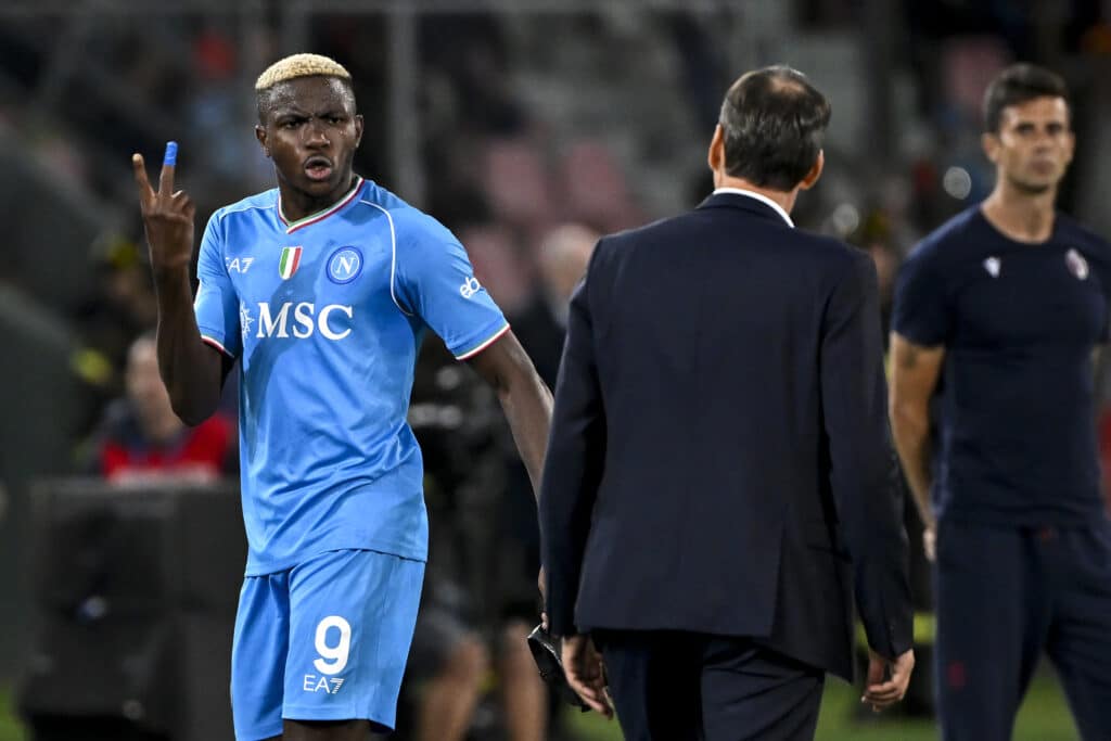 Osimhen questions Garcia's decision