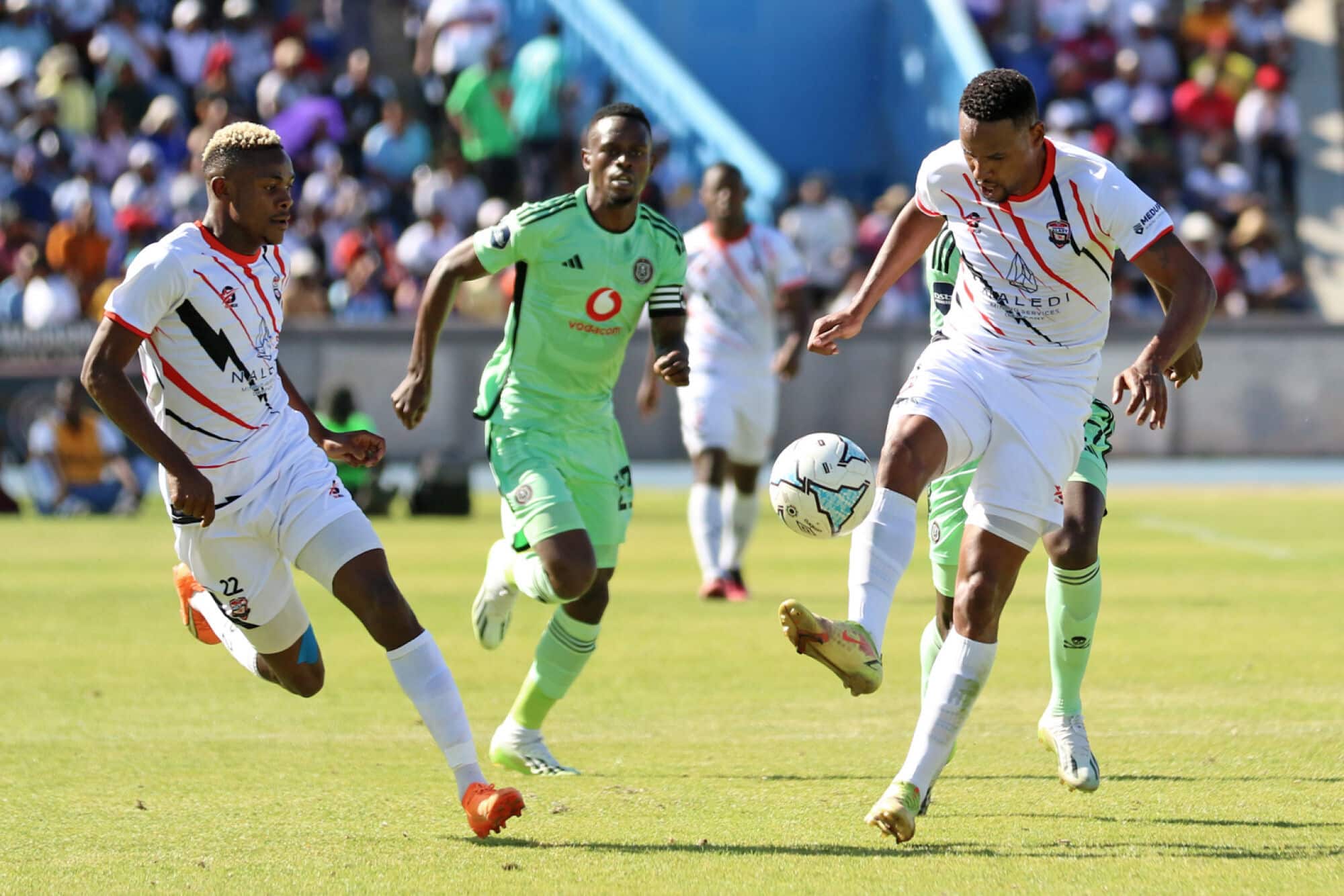 Orlando Pirates vs Jwaneng Galaxy in the CAF Champions League