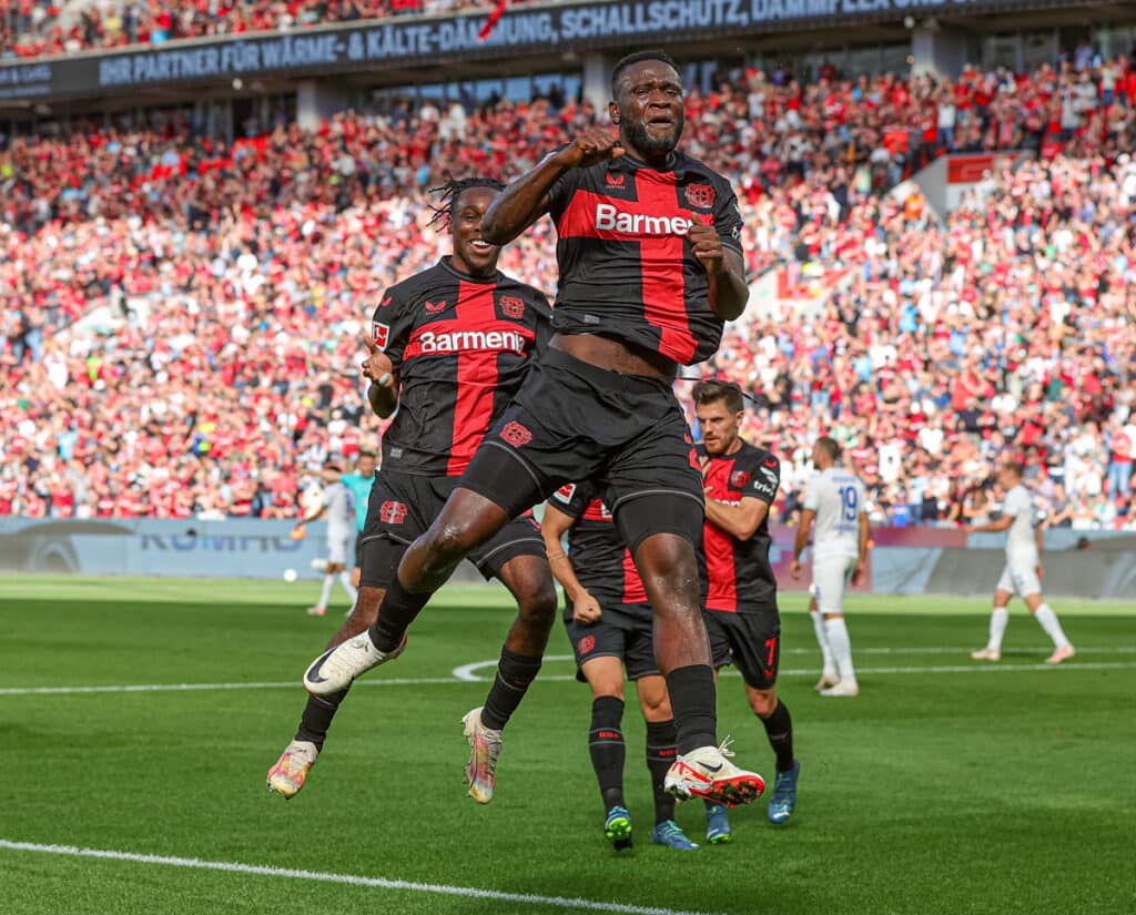 Highest-scoring Super Eagles players in 2023: Osimhen, Boniface & more 1 Victor Boniface celebrates a goal