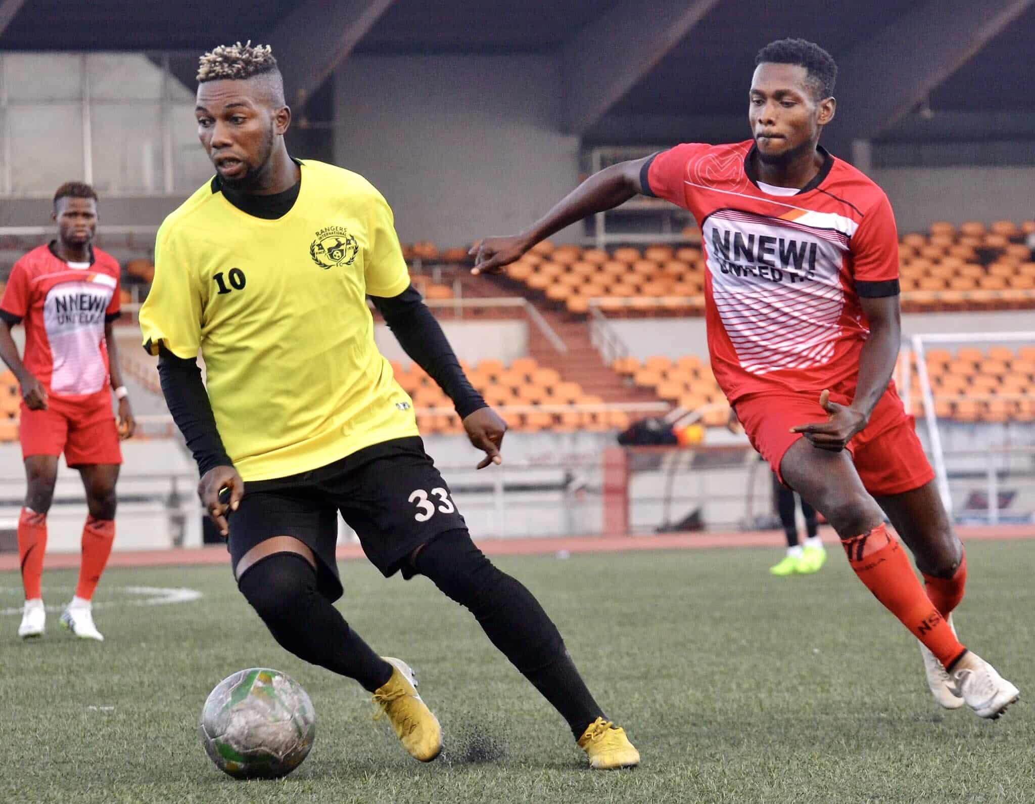 enugu rangers vs doma united preseason friendly with nnewi