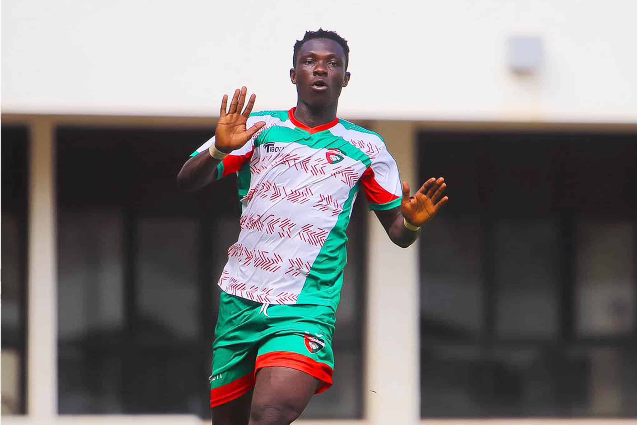 Evans Adomako scored a brace against Berekum Chelsea