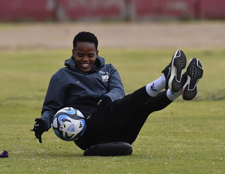 Hilda Magaia of Banyana Banyana