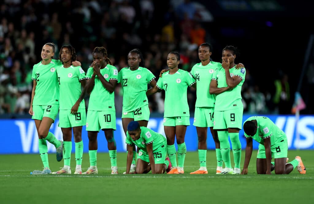 The difference in men vs women AFCON prize money will BLOW YOUR MIND! 2 Super Falcons players during penalty shootout in FIFA Women's World Cup