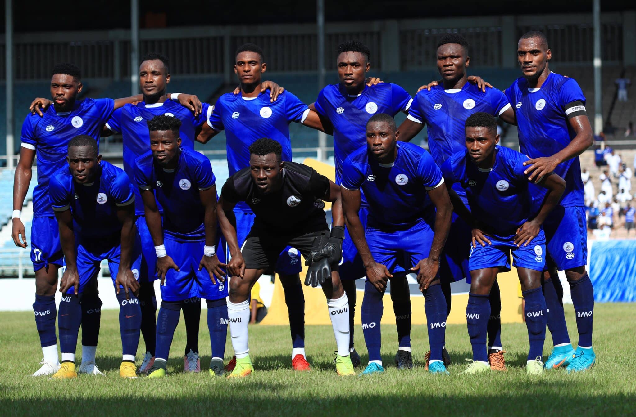 Rivers United team picture during the CAF Confederation Cup