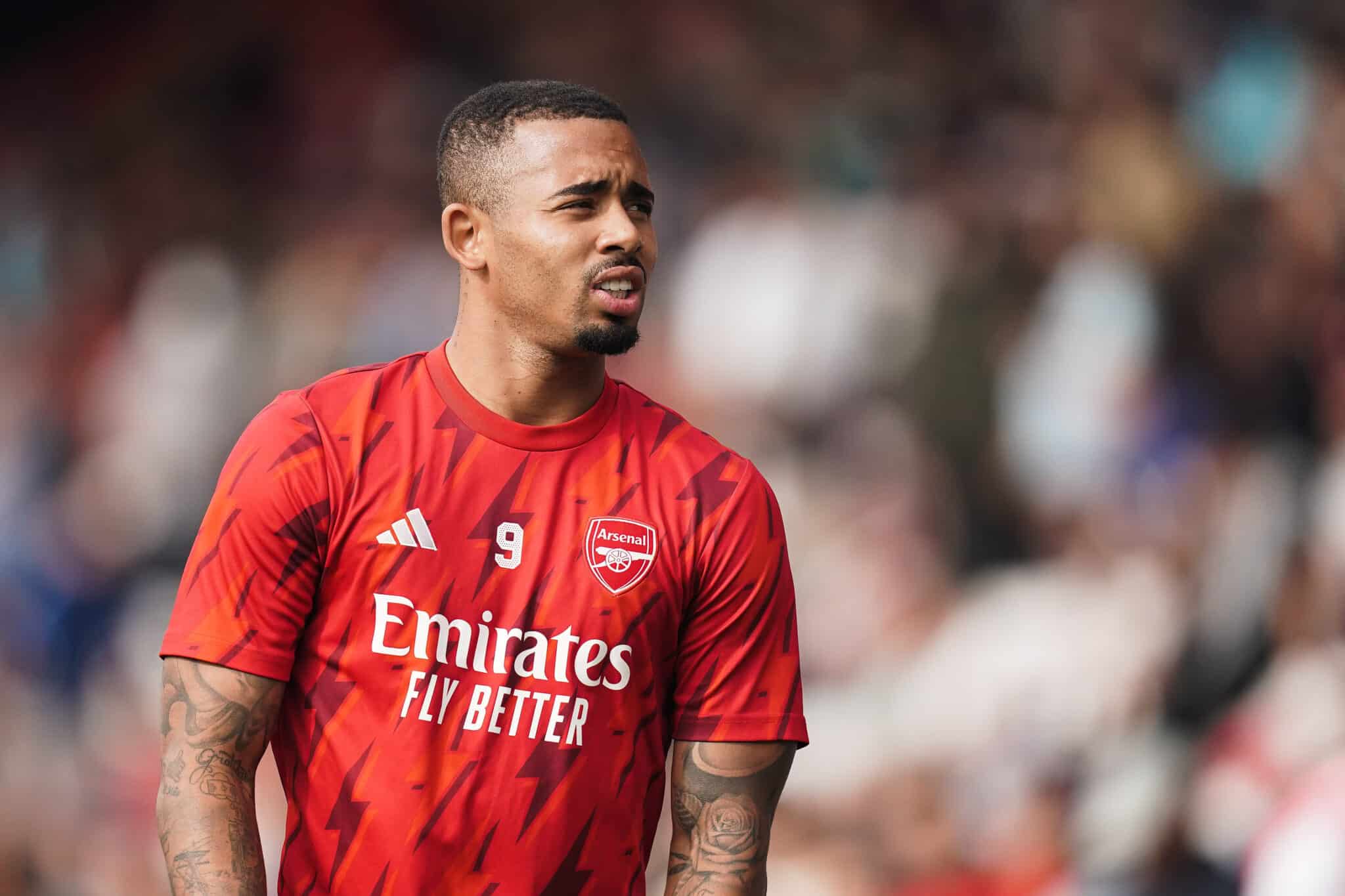 Arsenal's Gabriel Jesus during the Premier League 