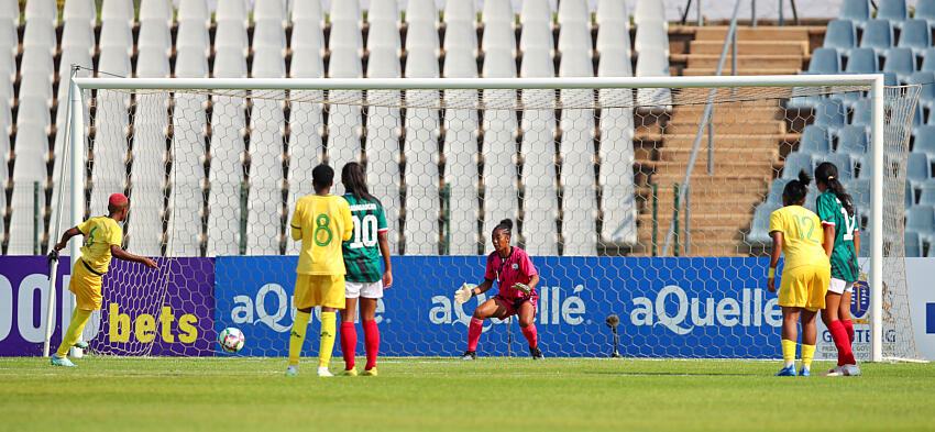 Banyana Banyana in action in the 2023 COSAFA Women's Championship
