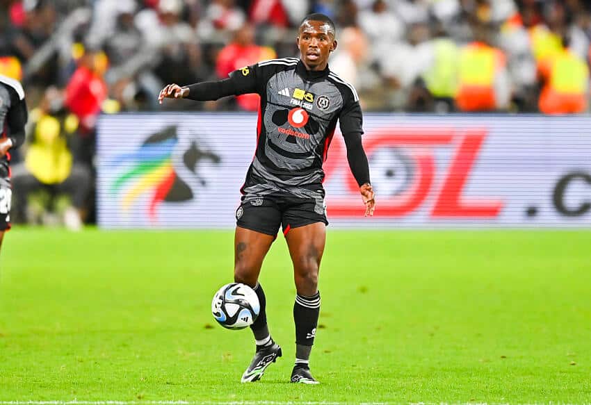 Thabang Monare in action for Orlando Pirates