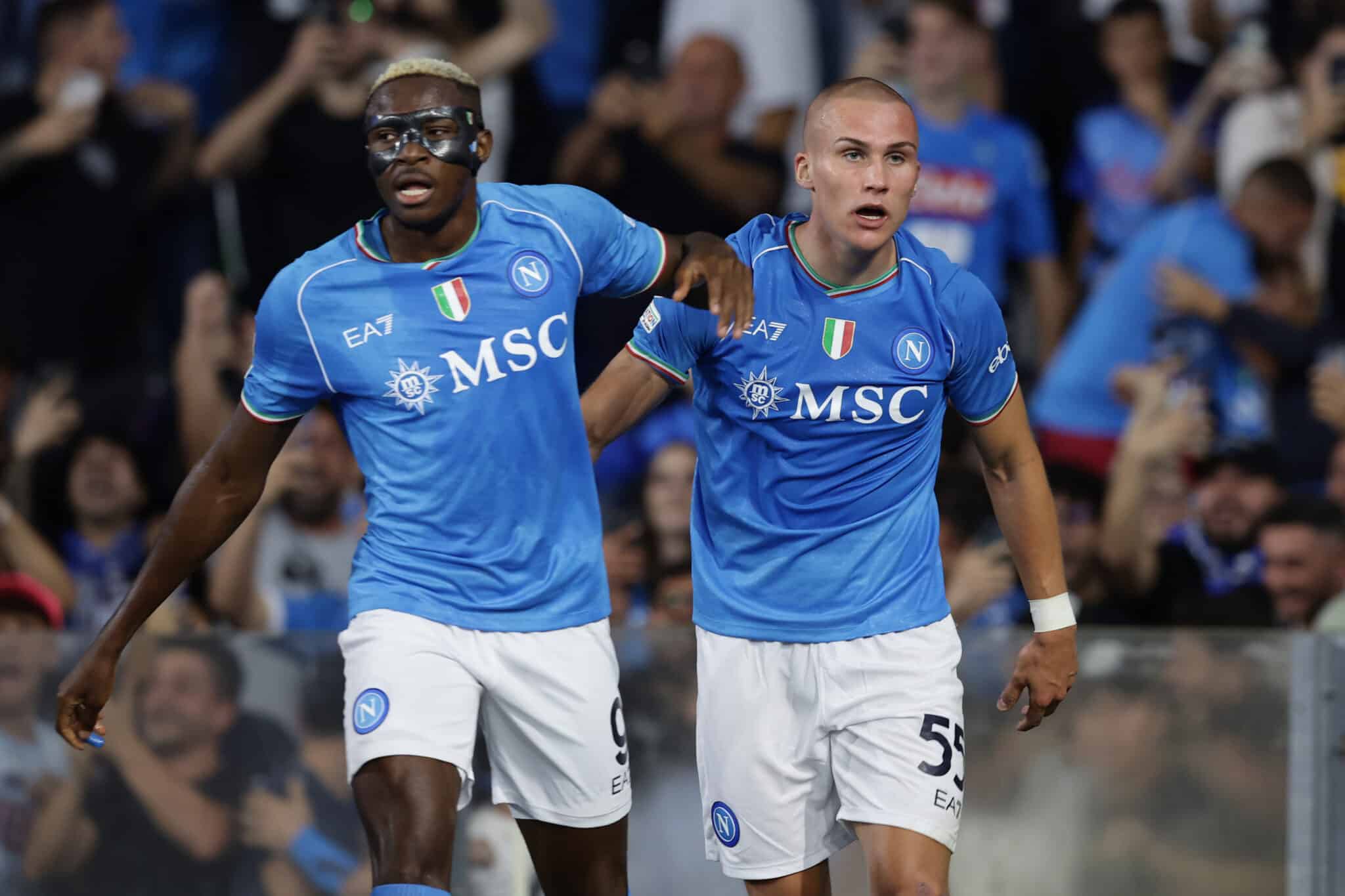 Rudiger stops Osimhen from scoring against real madrid in 3-2 win