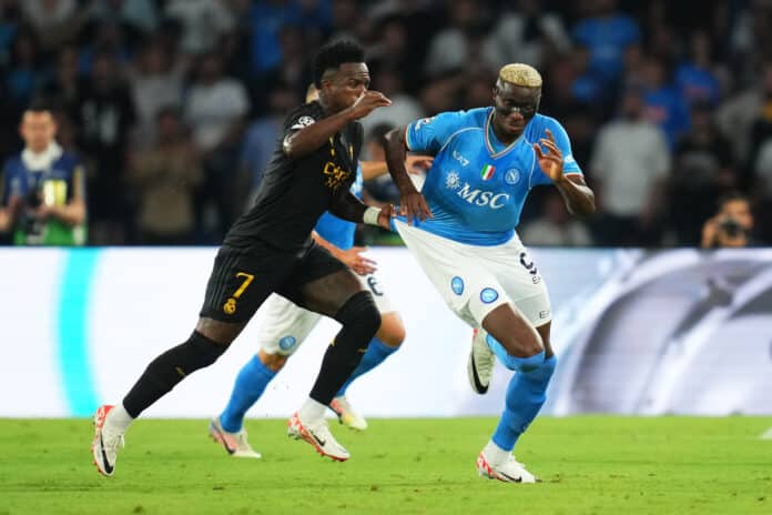Osimhen fires blanks in Napoli 2-3 loss to Real Madrid