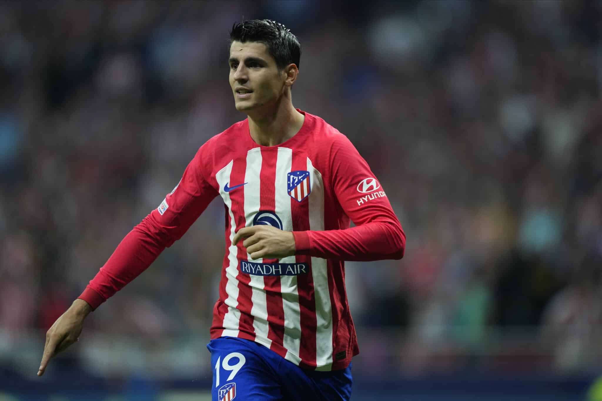 Alvaro Morata&nbsp;of Atletico de Madrid celebrates after scoring goal