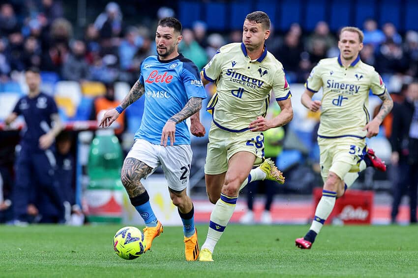 Verona vs Napoli last campaign