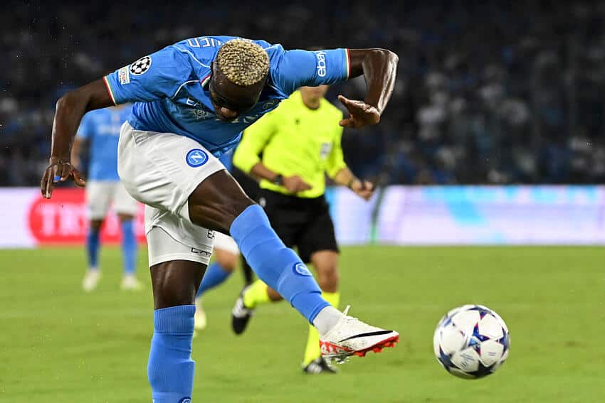 Osimhen in action for Napoli