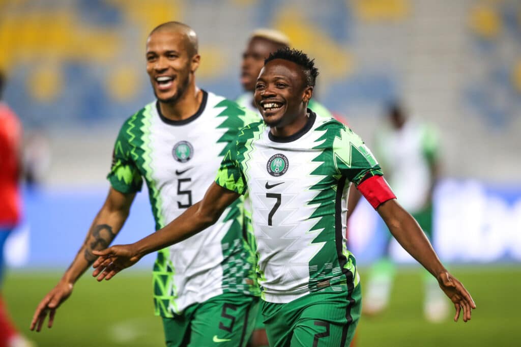 Super Eagles in action