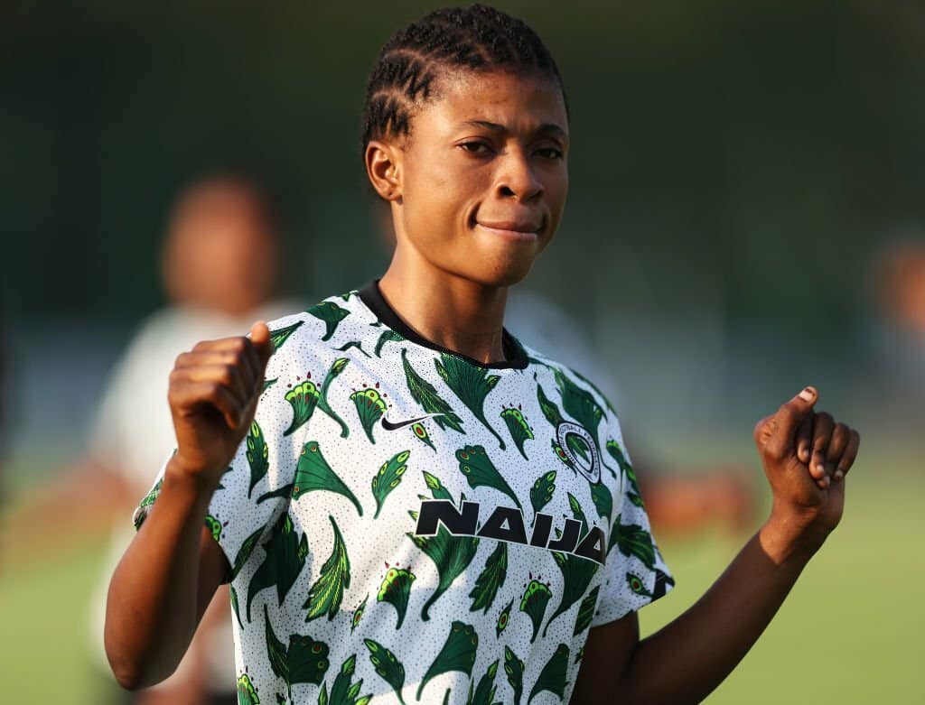 Opeyemi Ajakaye during training