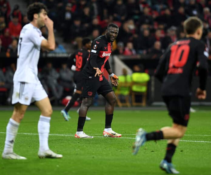 Victor Boniface makes match-winning contribution, Leverkusen remain top of Bundesliga