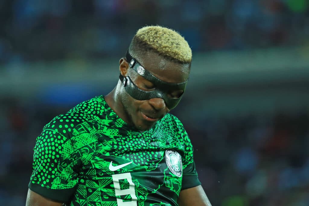 Breaking Osimhen news rocks Nigeria ahead of SA clash 1 Osimhen in action for the Super Eagles