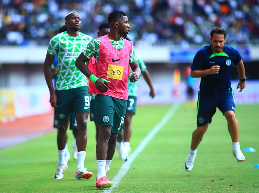 Nigeria Super Eagles players