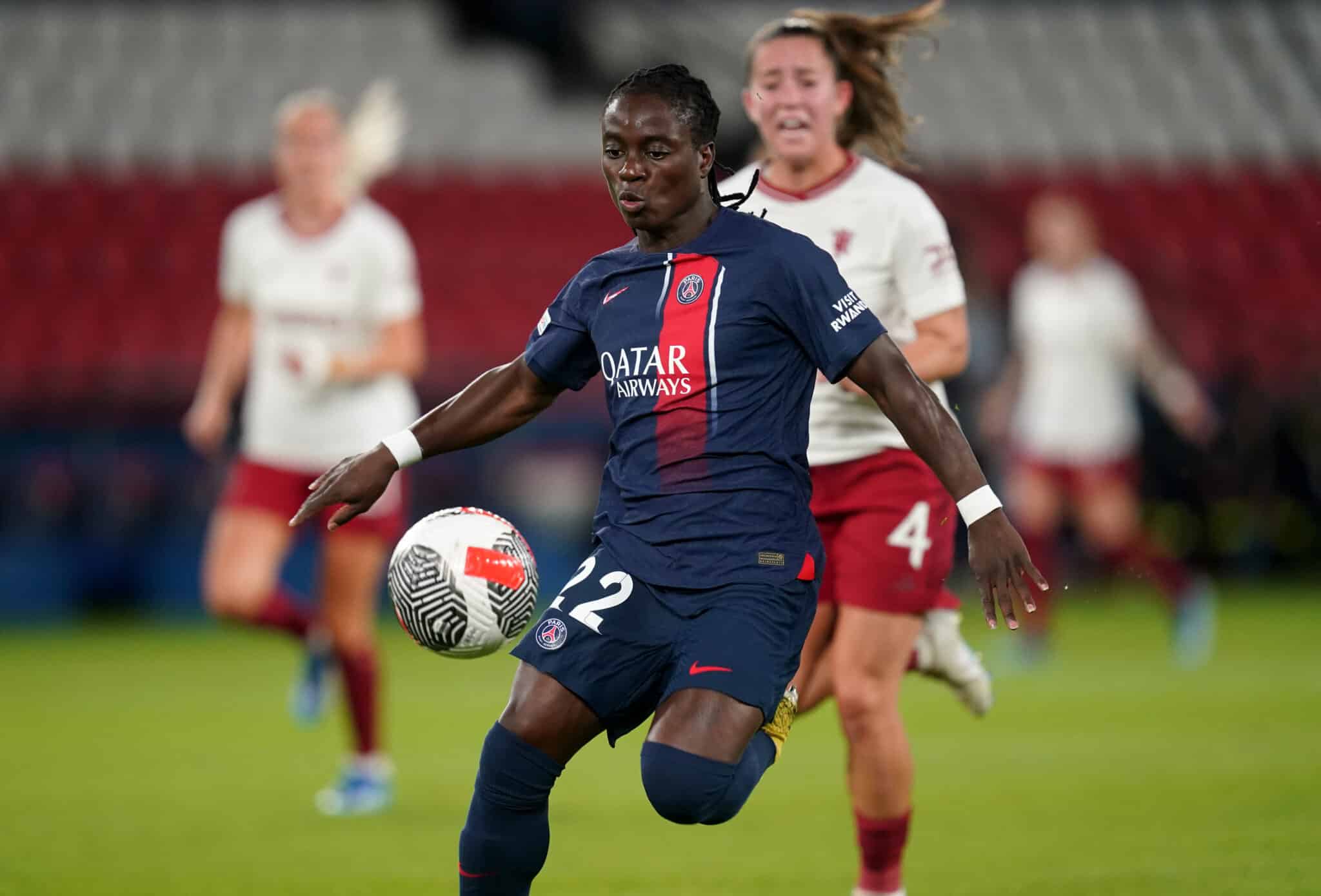 tabitha chawinga challenging Super Falcons players for award