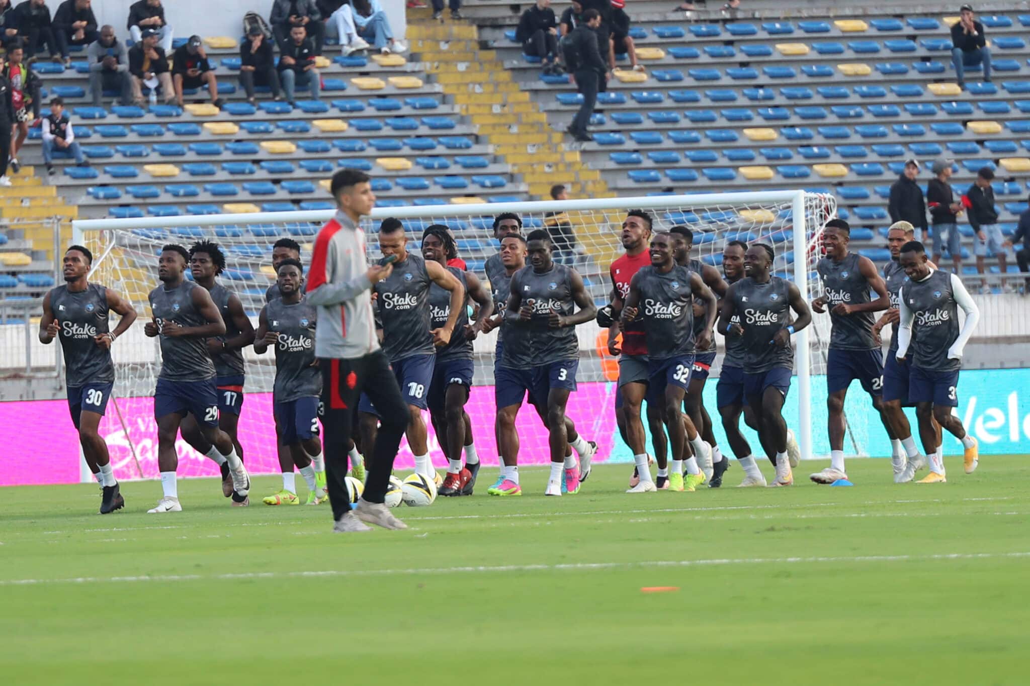 Enyimba warming up for Kwara United