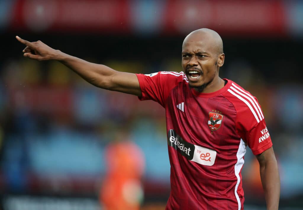 Bafana Bafana's Ronwen Williams up against Bounou in intense battle for CAF award 2023 1 Percy Tau of Al Ahly during the African Football League 2023