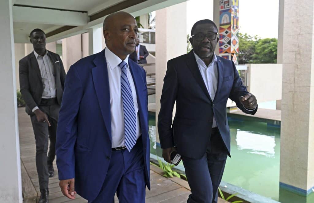 CAF launches innovative AFCON 2023 ticket platform 2 motsepe and Mosengo-Omba planning for AFCON 2023
