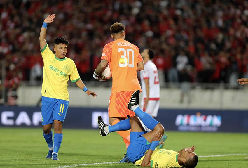 Mamelodi Sundowns players in action