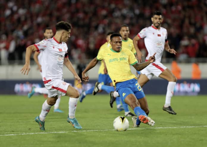 Sundowns get crucial away goal in defeat to Wydad in the African Football League final