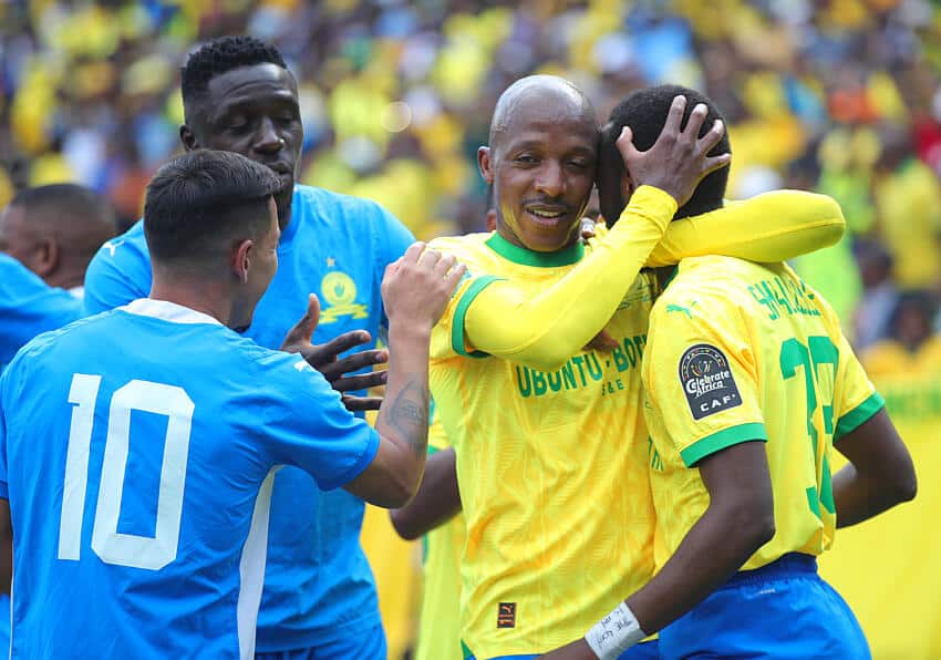 Peter Shalulile of Mamelodi Sundowns