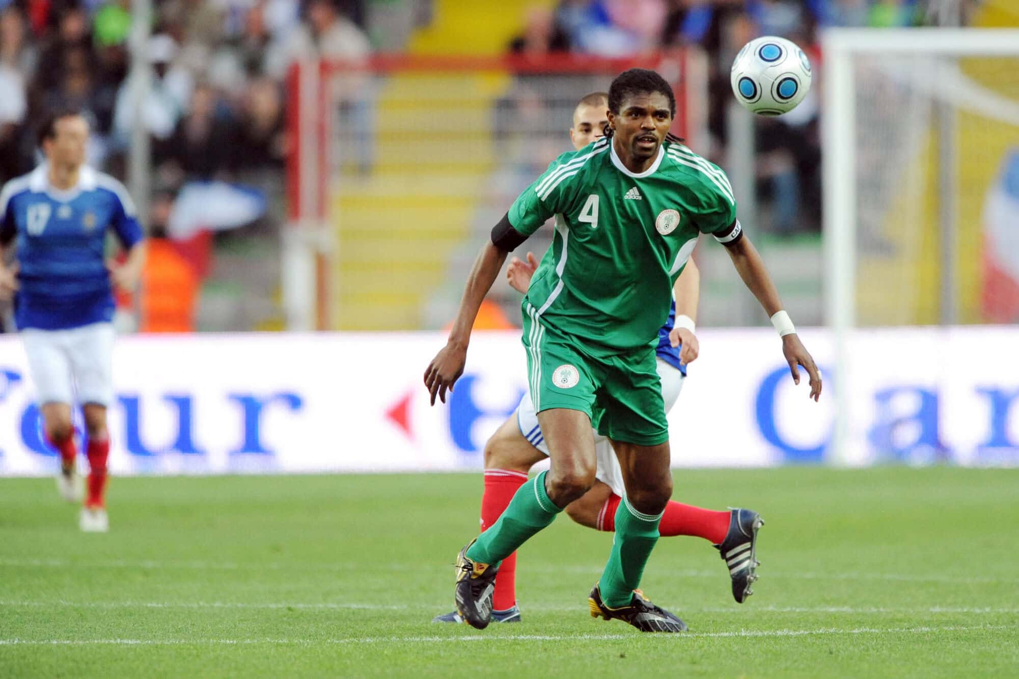 Nwankwo Kanu in action for Nigeria