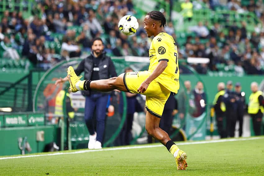 Bruno Onyemaechi in action for Boavista