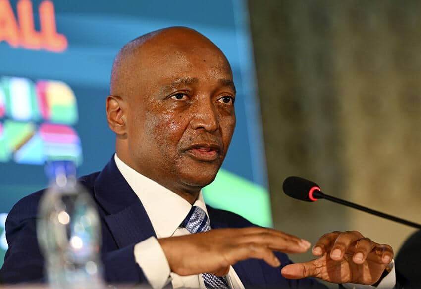 CAF president Patrice Motsepe during AFCON draw