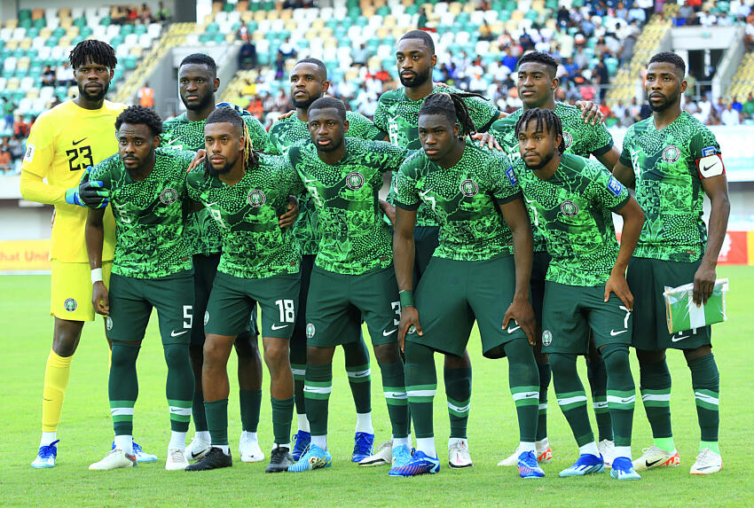 Super Eagles team photo