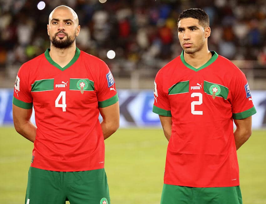 Morocco team players