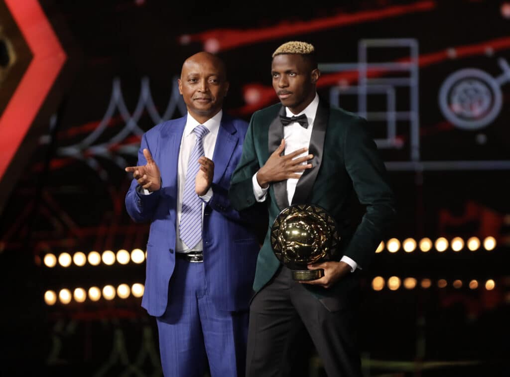 'Osimhen crowned the King of African football at CAF Awards 2023' 1 victor osimhen - king of Africa
