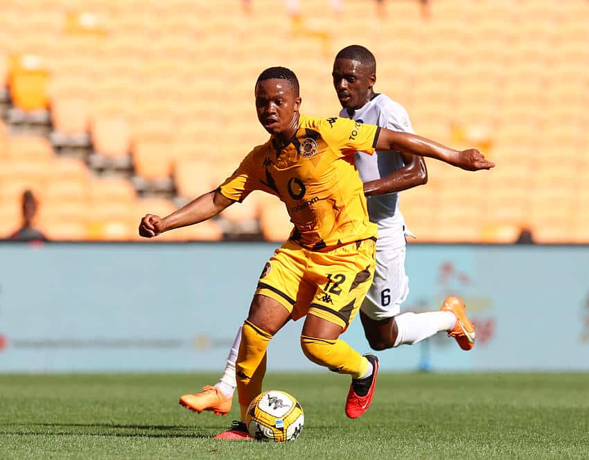 Nkosingiphile Ngcobo in action for Kaizer Chiefs