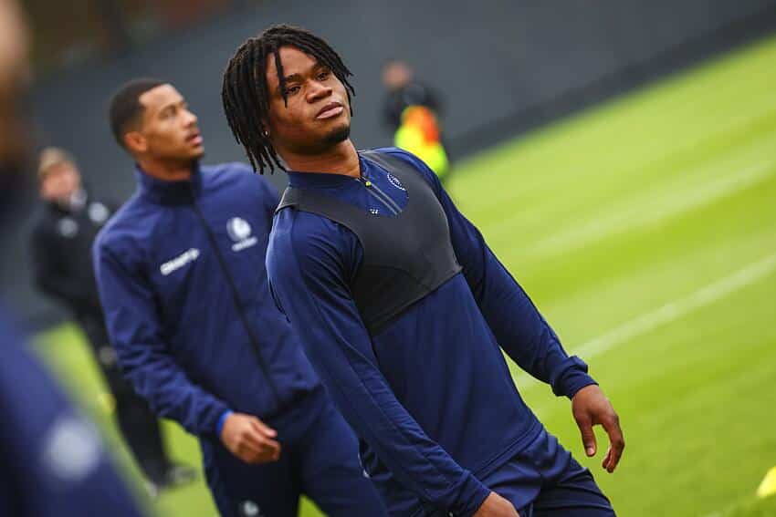 Gift Orban in Gent's training