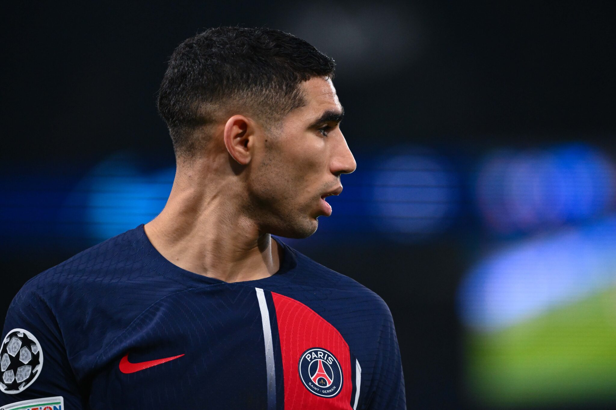 Achraf HAKIMI of PSG during the UEFA Champions League Group F